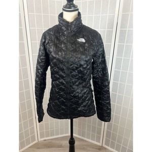 The North Face Women’s Thermoball Jacket Size Small Black Puffer Quilted Nylon